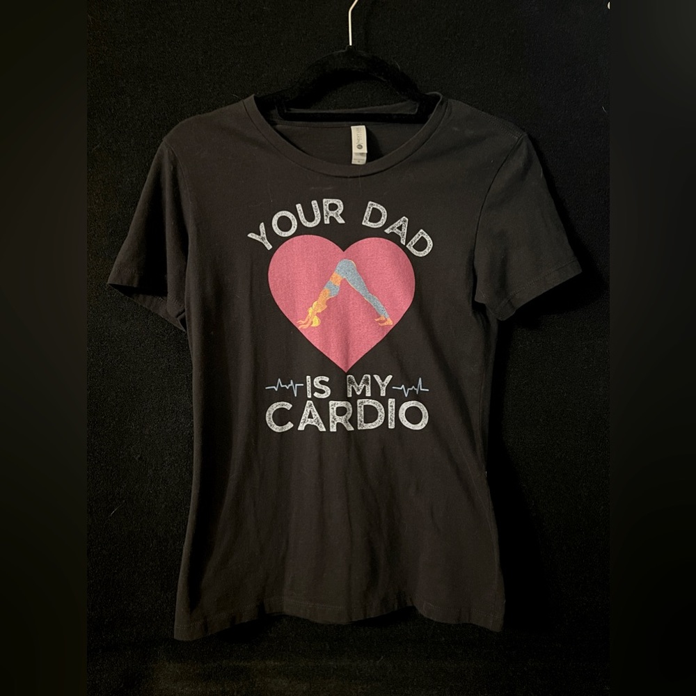 Fun Print Women’s T-Shirt by Next Level Apparel.  Size Medium. Fitted Sizing.